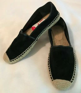 NWOB-VIA-SPIGA-Women-039-s-Arnelia-Black-Suede-Espadrilles-Shoes-Sz-7-5-m