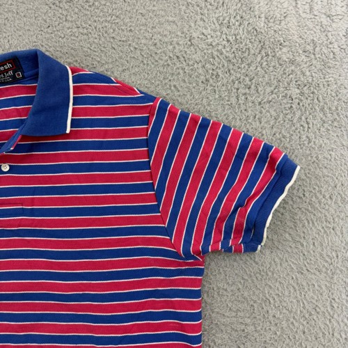 Vintage Lord Jeff Shirt Men’s Large Striped 80s Short Sleeve Casual Pullover USA - Picture 5 of 8