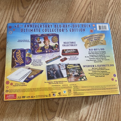 WILLY WONKA & THE CHOCOLATE FACTORY 40th ANNIVERSARY ULTIMATE COLLECTORS EDITION - Picture 2 of 4