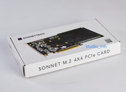 Sonnet Fusion SSD NVMe M.2 Silent 4x4 PCIe Card Mac Pro 4,1 5,1 7,1 - Photo 3/3