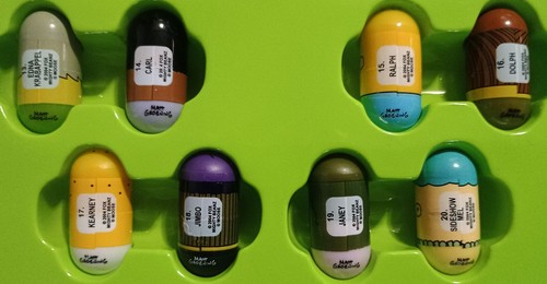 VINTAGE 2004 THE SIMPSONS MIGHTY BEANZ COMPLETE SET 1-40 IN GREEN COLLECTOR CASE - Picture 17 of 19