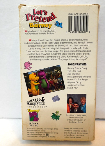 Let's Pretend with Barney (Barney & Friends Collection) VHS tape (tested) - Picture 3 of 5