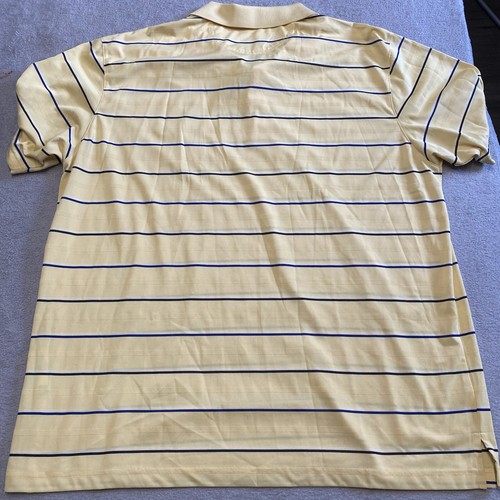 PGA Golf Poloshirt Herren XXL gelb gestreift Future Masters Logo Alabama - Bild 7 von 7