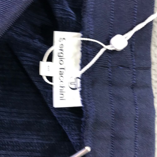 Sergio Tacchini Joggers Mens 3XL XXXL Velour Type Blue Chenille Pants Sweatpants - Picture 7 of 9