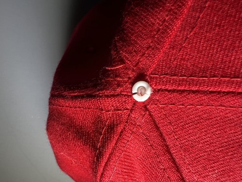 Vintage 90s Starter San Francisco 49ers Wool Snapback Hat Cap Spellout FLAW - Picture 3 of 9