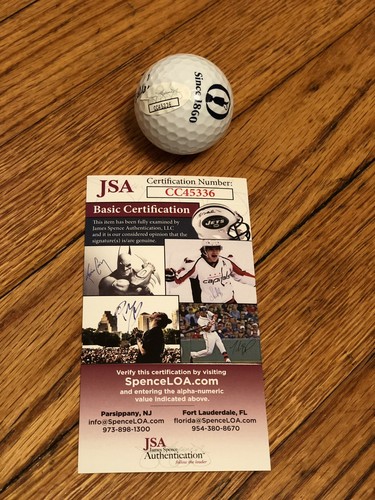 MARK O’MEARA SIGNED BRITISH OPEN CHAMPIONSHIP GOLF BALL RARE JSA 2 - Picture 2 of 2