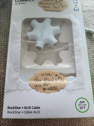 Belkin 5 Port Multi Function Headset Connector And Extra Earbuds