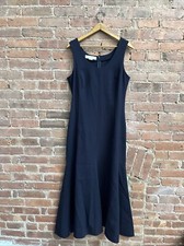 Stella McCartney Women’s Dress, Sz 44, Blue Wool/Elastane