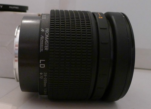 Promaster AF Aspherical LD 1:3.8-5.6 28-200mm Lens 72 +UV Filter -MINOLTA TESTED - Picture 2 of 7