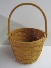 2000 Longaberger Round Basket With Swing Handle Free Shipping