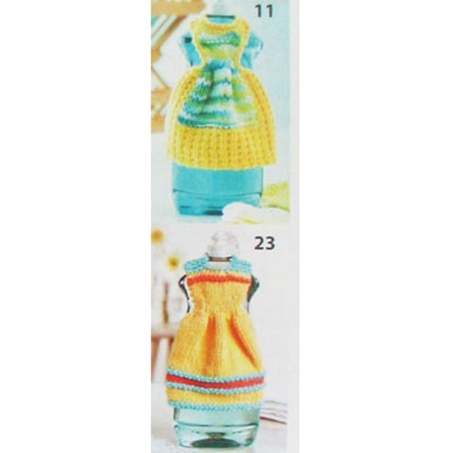 Paño de cocina vestidos tejido folleto de instrucciones ocio artes lindo rápido y fácil - Imagen 4 de 11
