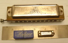 The Bandmaster De Luxe Chromatic Germany Seydel's System Harmonica + Little Lady