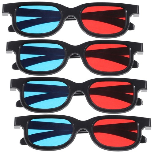 4 Piezas Gafas Juego 3D Hombre Pantalla Video Fiesta Gafas - Imagen 8 de 12