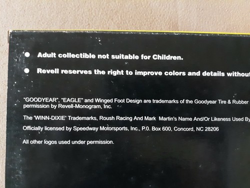 1997 Revell Winn Dixie Texas Motor Speedway Coca Cola 300 1/24th Mark Martin Win - Picture 21 of 22