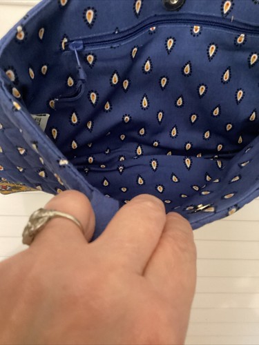 Vera Bradley New Yorker French Blue Bag NWT - Picture 4 of 5