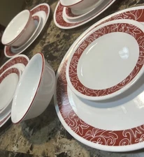 12 piece dinnerware set vintage