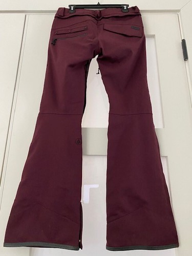 VOLCOM Women's SPECIES STRETCH Snow Pants - Burgundy- Small - NWT - Picture 5 of 7