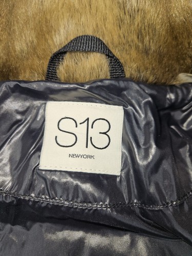 S13 NYC Girls Glossy Down Faux Fur-Trim Hooded Puffer Jacket SZ 4 Toddler - Picture 5 of 6