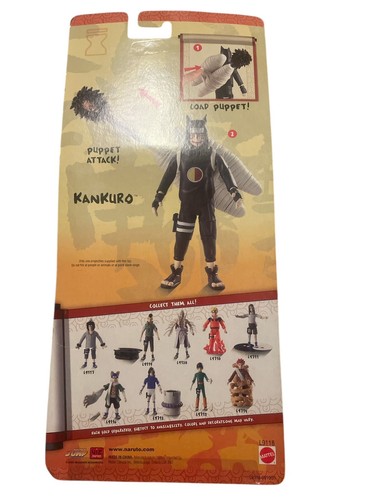 2007 Mattel Naruto KANKURO PUPPET ATTACK Action Figure New in Package - Picture 2 of 3