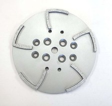 10&rdquo; Pro Concrete Grinding Head Disc Plate for Edco Floor Grinder-10 Segs PREMIUM