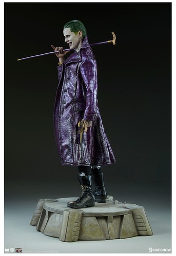 DC COMICS - Suicide Squad - The Joker Premium Format Figure 1/4 Statue Sideshow - Foto 7 di 12