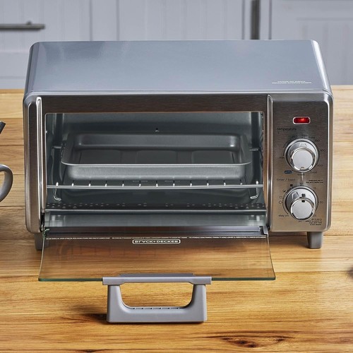 BLACK+DECKER 4-Slice Crisp 'N Bake Air Fry Toaster Oven **MSRP:109.99 - Picture 9 of 10