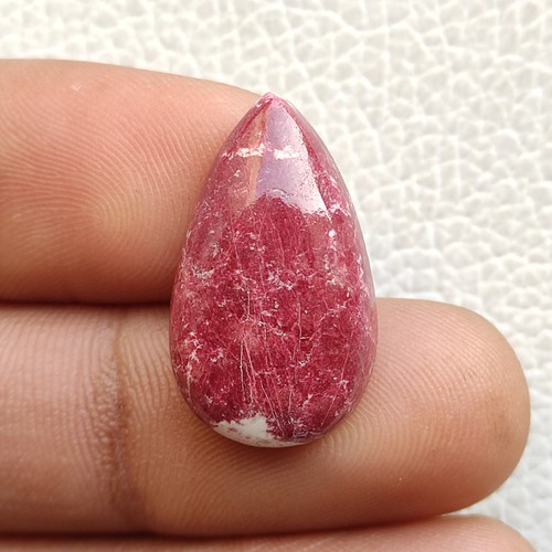 Designer pink thulite cabochon thulite rosaline hand polished gemstone R12926 AU - Picture 3 of 5