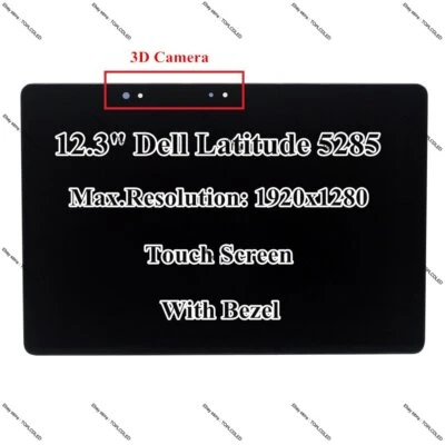 12.3" Dell Latitude 12-5285 3D FHD LCD LED Écran Tactile Affichage Assemblage - Photo 1/4