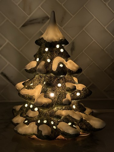 1993 Fitz & Floyd Holiday Hamlet "CHRISTMAS TREE ~ Large" | 19/713 - Picture 5 of 6