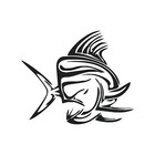 Dolphin Fish Vinyl Decal Car Window Laptop MAHI MAHI Sticker