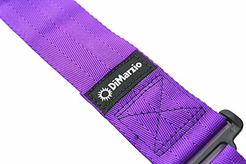 DiMarzio Cliplock Nylon Quick Release Guitar Strap Violet DD2200V - Picture 4 of 4