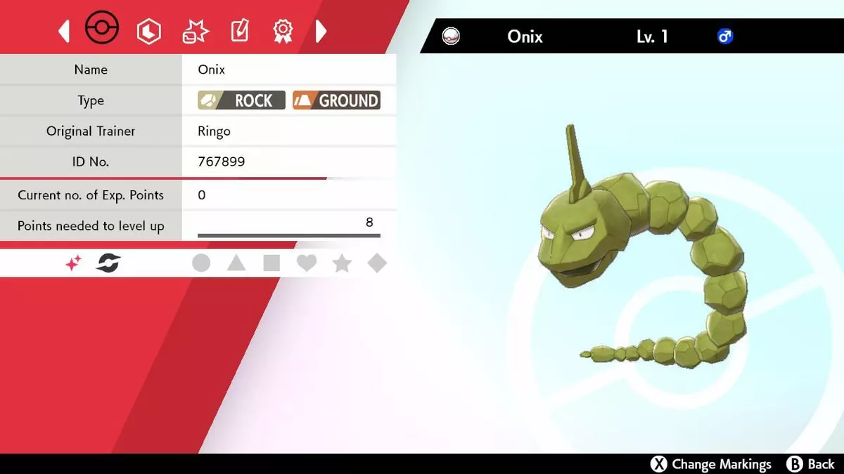 ✨ Shiny Onix ✨ Pokemon Sword and Shield Perfect IV🚀Fast Delivery🚀