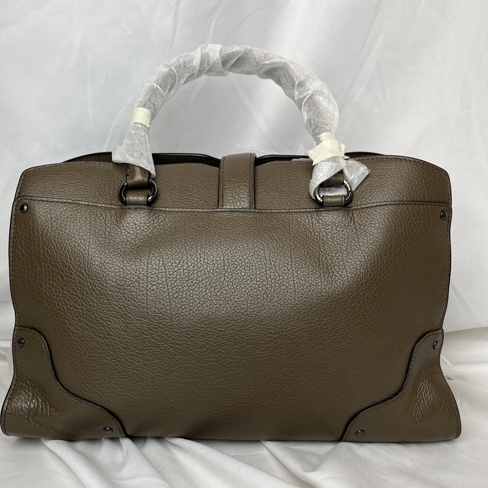 Borsa a tracolla Coach Mercer 30 grani nuova con etichette in pelle affaticamento