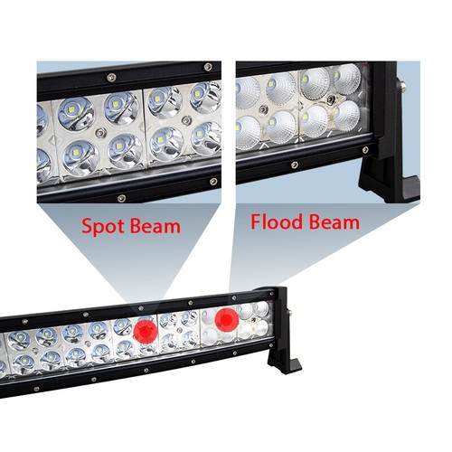 22" inch Curved Led Light Bar 120W Flood Spot Combo Lamp ATV Truck Offroad Car - Foto 5 di 11