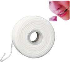 10 Rolls Dental Floss Stick Toothpick Teeth Flosser 50 Meters Tooth Clean String