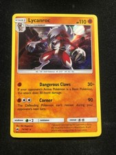 Pokemon 75/147 Lycanroc Burning Shadows Holo Rare