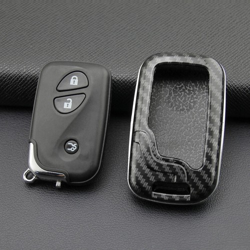 ABS Plastic Carbon Fibre Car Smart Key Chain Case Cover For Lexus IS250 RX450h - Picture 9 of 10