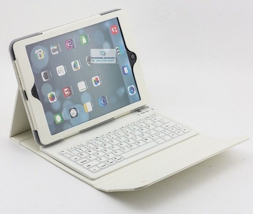 Bluetooth Wireless cordless Keyboard Leather case for Ipad 5 2017 5th Gen 9.7" - Picture 13 of 26