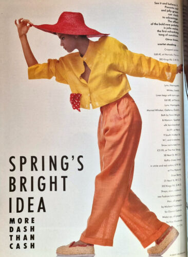 VOGUE UK April 1986 CECILIA CHANCELLOR Beaton Royal THE QUEEN'S 60TH BIRTHDAY - Bild 6 von 12