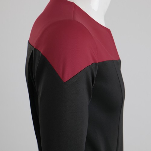 Mono para Hombres Comandante Sisko Duty Rojo Uniforme Juegos con disfraces ST Disfraces - Imagen 9 de 12