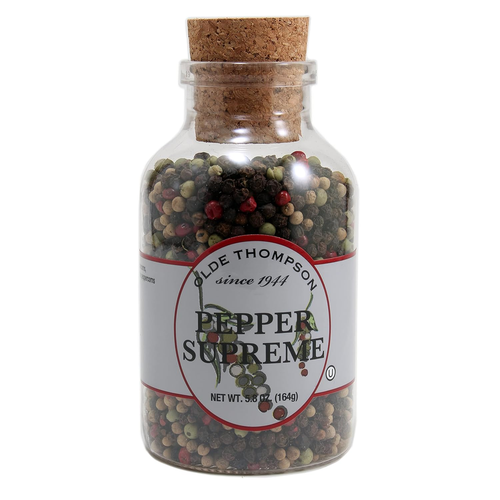 Pepper Supreme, Whole Pepper Blend with White, Black, Pink, and Green Peppercorn - Picture 1 of 12