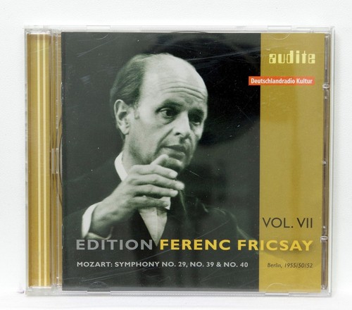 FERENC FRICSAY ⸺ MOZART symphonies nos.29, 39 & 40 ⸺ AUDITE CD NM - Picture 1 of 2