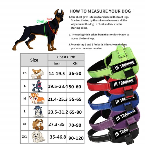 Reflective Dog Vest Padded Service Dog Harness THERAPY DOG Do Not Pet Emotional - Picture 13 of 18