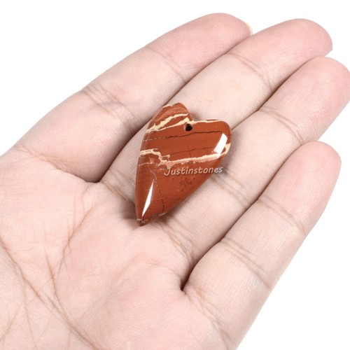 30mm Gemstone carved heart fashion pendant bead Jewellery Making - Picture 13 of 49