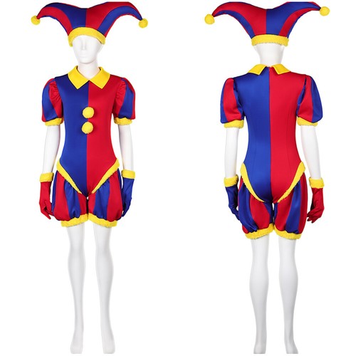 Pomni Cosplay Costume Outfits Halloween Carnival Suit - Picture 10 of 12
