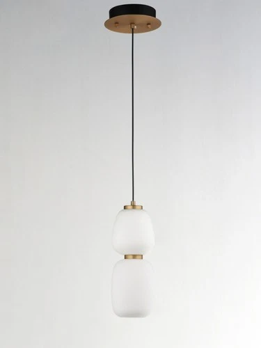 ET2 E25066-92 Gold/Black Soji 5"W Led Mini Pendant - Picture 3 of 5