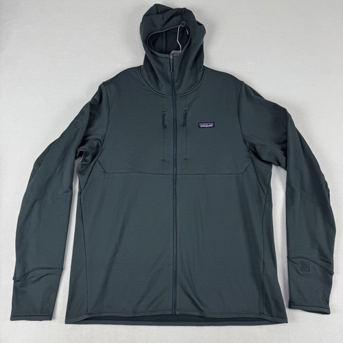 Patagonia R1 Thermal Full Zip Hoody Jacket Mens XL Dark Blue Polartec Fleece New