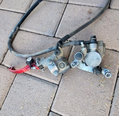2004 04 Honda CR 85RB CR85 85 CR85RB Expert Complete Front Brake System Caliper - Picture 2 of 4