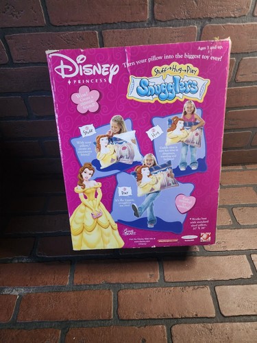 Vintage Disney Snugglers Princess Belle Beauty And The Beast Pillow Sham - Picture 2 of 4