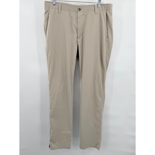 Under Armour Herren The Showdown Golfhose Khaki Straight Fit Größe 34x34 Actual - Bild 2 von 6